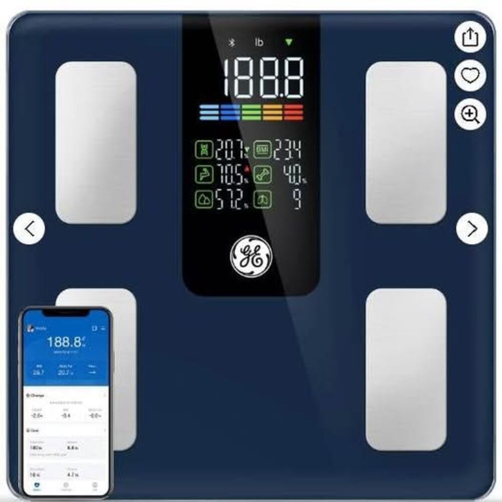 Fit Plus Smart Body Fat Scale with Bluetooth,500 LB Capacity
